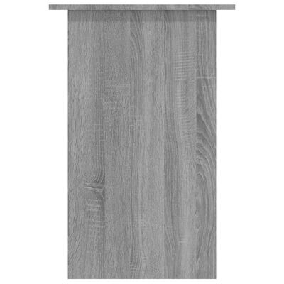 vidaXL Desk Grey Sonoma 90x50x74 cm Engineered Wood