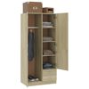 vidaXL Wardrobe Sonoma Oak 80x52x180 cm Engineered Wood