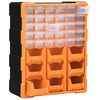 vidaXL Multi-drawer Organiser with 39 Drawers 38x16x47 cm