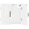 vidaXL Dartboard Cabinet UTRECHT High Gloss White Engineered Wood