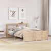 vidaXL Bed Frame with Headboard without Mattress 120x190 cm Small Double