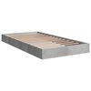 vidaXL Bed Frame without Mattress Concrete Grey 100x200 cm
