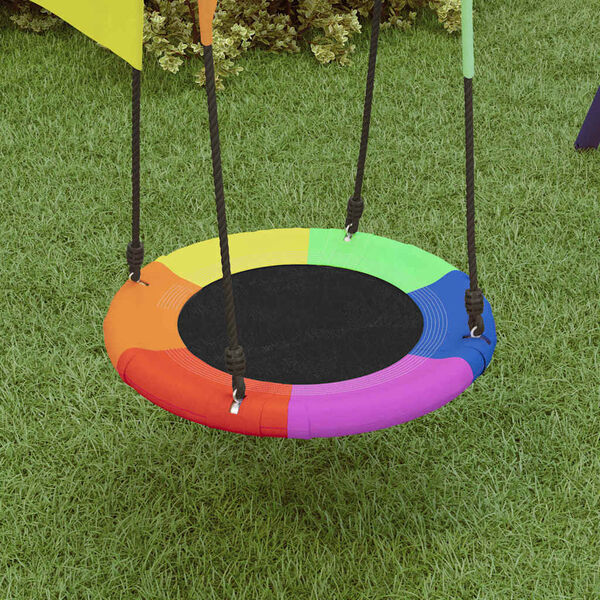 vidaXL Nest Swing Blue 60 x 60 x 180 cm Polyester