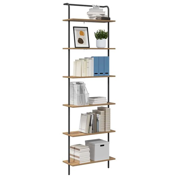 vidaXL Bookshelf Artisan Oak 60 x 24 x 203 cm Engineered wood