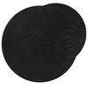 vidaXL Rug HUARTE Short Pile Soft and Washable Black &Oslash; 120 cm