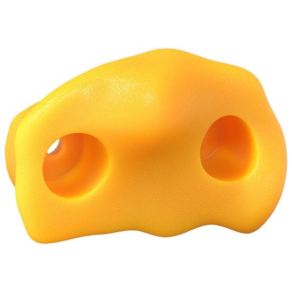 vidaXL Climbing Hold 2 pcs Yellow 100 x 67 x 43 mm PP