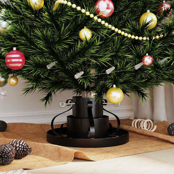 vidaXL Christmas Tree Stand Black 40 x 40 x 21 cm Steel