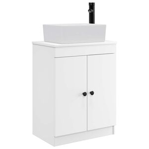 vidaXL Bathroom Vanity with Sink White 54 x 35 x 83 cm Engineered Wood