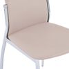 vidaXL Dining Chairs 4 pcs Cappuccino Faux Leather