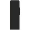vidaXL Highboard Black 40x42.5x124 cm Engineered Wood