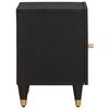 vidaXL Bedside Cabinet with Door Black 40 x 33 x 46 cm