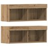 vidaXL TV Cabinet 4 pcs Artisan oak Engineered wood