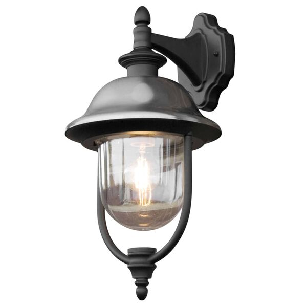 KONSTSMIDE Wall Light Parma Down Brushed Stainless Steel