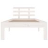 vidaXL Bed Frame without Mattress White 90x190cm Single