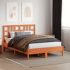 vidaXL Headboard Wax Brown 150 cm Solid Wood Pine