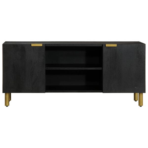 vidaXL TV Cabinet Black 105x33x46 cm Engineered Wood