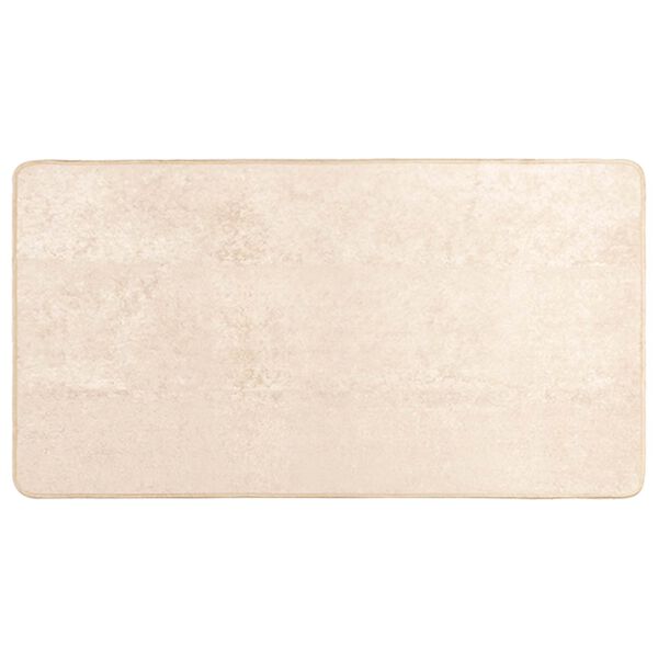 vidaXL Rug Print Cream 200 x 80 cm Polyester and PVC