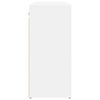 vidaXL Shoe Cabinet with Shelf White 77.5 x 30 x 67 cm Engineered Wood