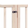 vidaXL Dog Gate with Door Foldable 10 Panels 800 cm Poplar Wood