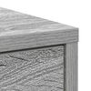 vidaXL Sideboard with Drawer Grey Sonoma 80x34x76 cm Engineered Wood