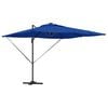 vidaXL Umbrella Azure Blue 286 x 284 x 270 cm Aluminium and Polyester