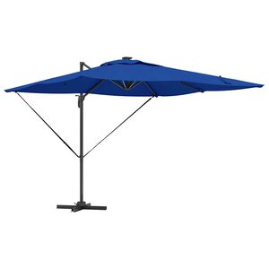 vidaXL Umbrella Azure Blue 286 x 284 x 270 cm Aluminium and Polyester