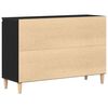 vidaXL Sideboard with Drawer Black 102 x 35 x 60 cm Engineered wood