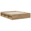 vidaXL Bed Frame Artisian Oak 160 x 200 cm Engineered wood