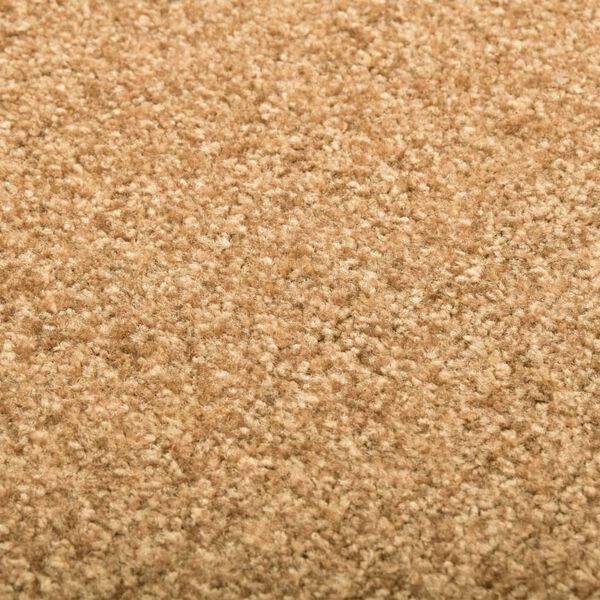 vidaXL Doormat Washable Cream 90x150 cm