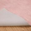 vidaXL Faux Sheepskin Rug Tafalla Pink 200 x 200 cm Polyester