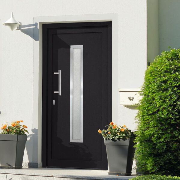 vidaXL Front Door Anthracite 98x208 cm