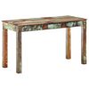vidaXL Desk 130x55x76 cm Solid Reclaimed Wood