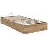 vidaXL Ottoman Bed Frame Artisan Oak 90 x 200 cm Engineered Wood