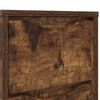 vidaXL Bedside Table Smoked Oak 30.5 x 30 x 43 cm Engineered Wood