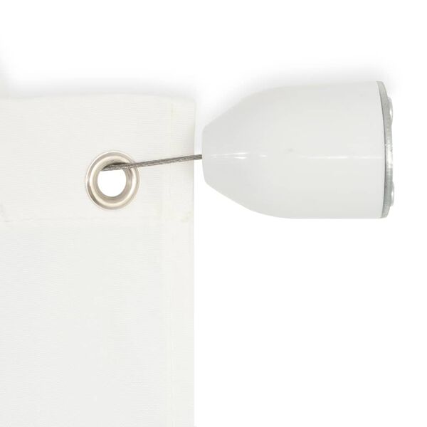 vidaXL Vertical Awning Oxford Fabric 140x240 cm White