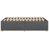vidaXL Bed Frame without Mattress Dark Grey&nbsp;Double Fabric