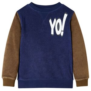 vidaXL Kids'Sweatshirt Dark Navy 104