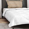 vidaXL All-Season Duvet with Pillow 2 pcs White Microfiber