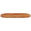 vidaXL Table Top 100x50x3.8 cm Oval Solid Wood Acacia