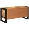 vidaXL Shoe Cabinet with Door Brown 90 x 38 x 45 cm Solid Mango Wood