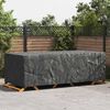 vidaXL Furniture Cover Plain Black 300 x 140 x 90 cm 420D