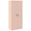 vidaXL Storage Cabinet Pink 80 x 40 x180 cm Steel