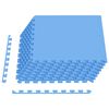 vidaXL Pool Ground Mat 24 pcs Blue 8.64 m&sup2; EVA Foam