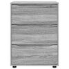 vidaXL Storage Cabinet Grey Sonoma 60 x 48 x 81 cm Engineered Wood