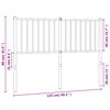vidaXL Metal Headboard White 120 cm