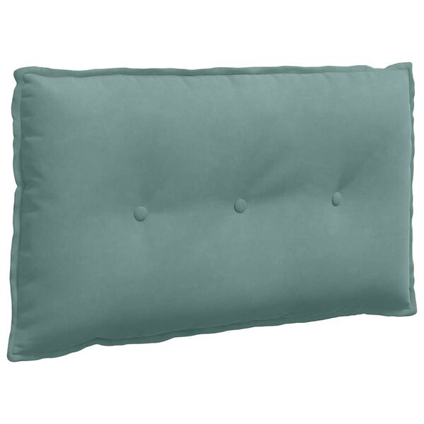 vidaXL Back Pillow Sea Green 80 x 50 cm Corduroy Fabric