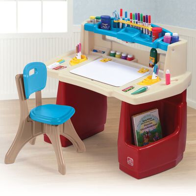 Step2 Kids Deluxe Artists Desk with Stool