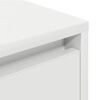 vidaXL Bedside Cabinet with LED Lights&nbsp;White 38x34x65 cm