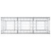 vidaXL Gabion Raised Bed Silver 150 x 50 x 60 cm Galvanised Steel
