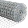 vidaXL Euro Fence Silver 1.6 x 10 m Hot dip galvanized iron